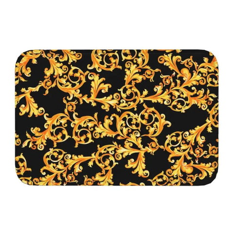 Navak Carpet Luxury Golden Lion European Floral Front Floor Door Entrance Mats Outdoor Bathroom Kitchen Doormat Living Room Carpet Rug