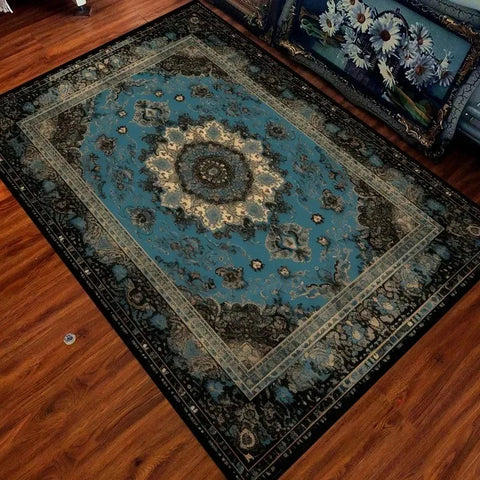 Navak Carpet Trendy Moroccan Pattern Carpet Machine Washable Rug for Boho Living Room Decor Non Slip Floor Mat for Bedroom and Lounge Areas