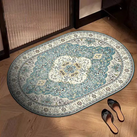 Navak Carpet Exclusive Picks Bohemian Oval Rug Kitchen Bathroom Doormat Entryway Door Mat Square Living Room Bedroom Area Rug Home Decor