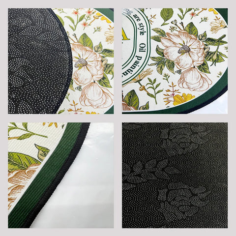 Navak Carpet Kitchen Mat Absorbent Printed Kitchen Rugs Non-slip Area Mat Hallway Long Carpets for Living Room Bedroom Entrance Doormat Bath