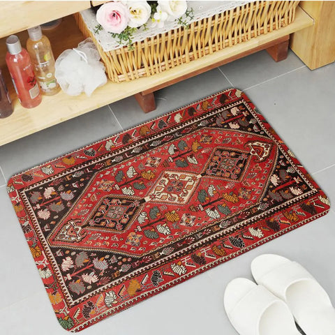 Navak Carpet Boho Persian Rug Pattern Kitchen Mat Non-Slip Laundry Room Mat Laundry Decor Balcony Child Living Room Modern Home Decor