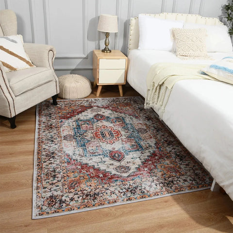 Navak Carpet Turkish Persian Rug for Retro Ethnic Living Room and Bedroom Large Area Decor
