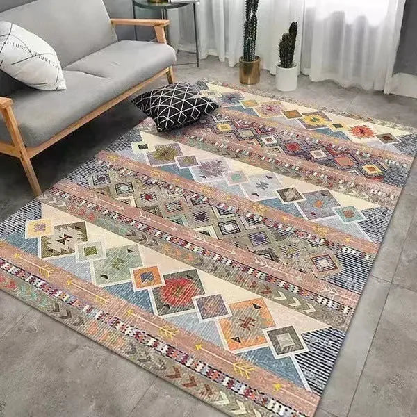 Navak Carpet Europe Persia Style Retro Carpet Living Room Sofa Bedroom Bedside Study Kitchen Entrance Door Rug Non-slip Luxury Decor Mat