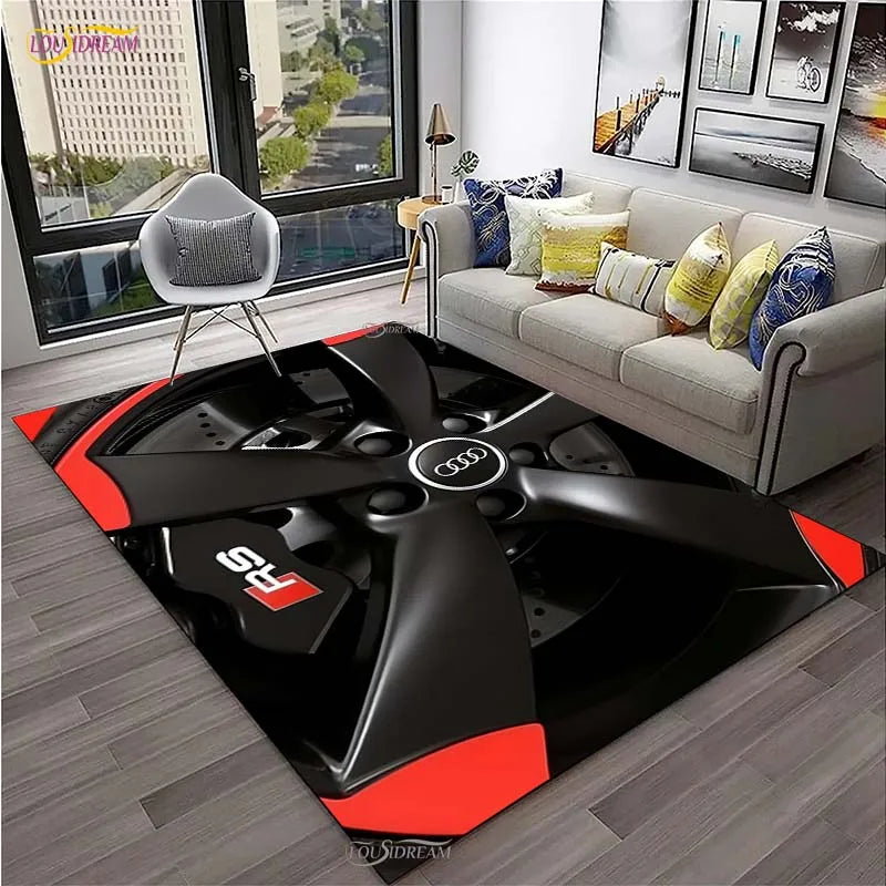Navak Carpet Racing Car Carpet for Living Room Bedroom Rug Kitchen Door Kids Un-slip Floor Mats Birthday gift photography props Alfombra Rug