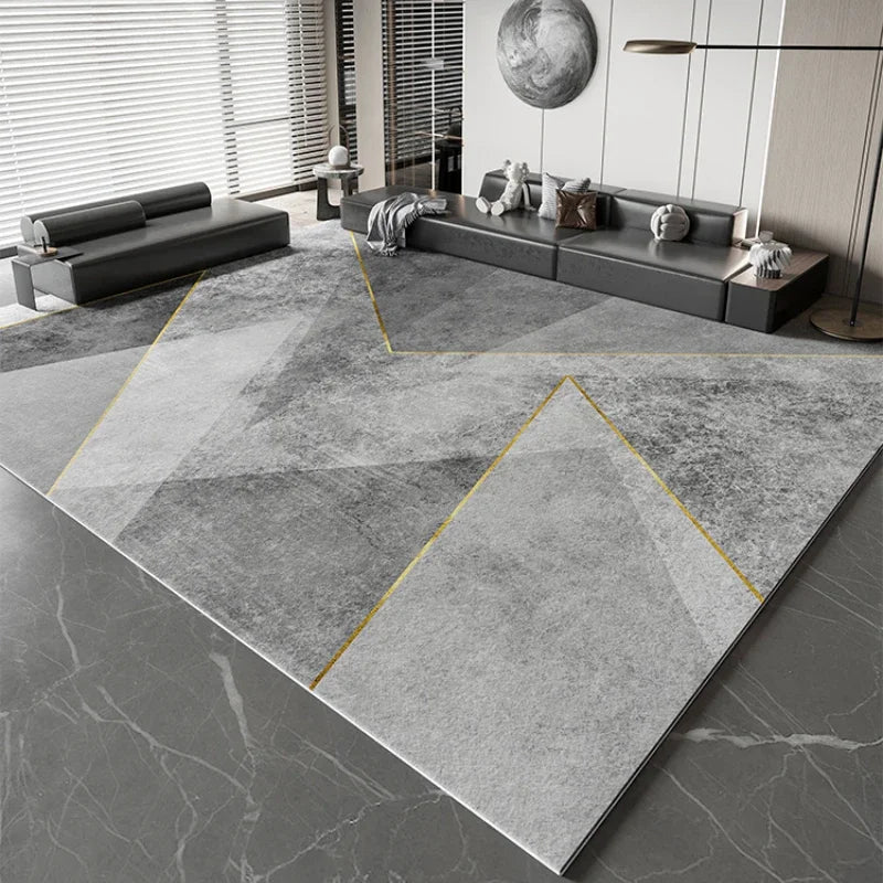 Navak Carpet Light Luxury Study Rug Large Area Nordic Style Carpets for Living Room Minimalist Bedroom Decor Bedside Carpet Home Washable Mat