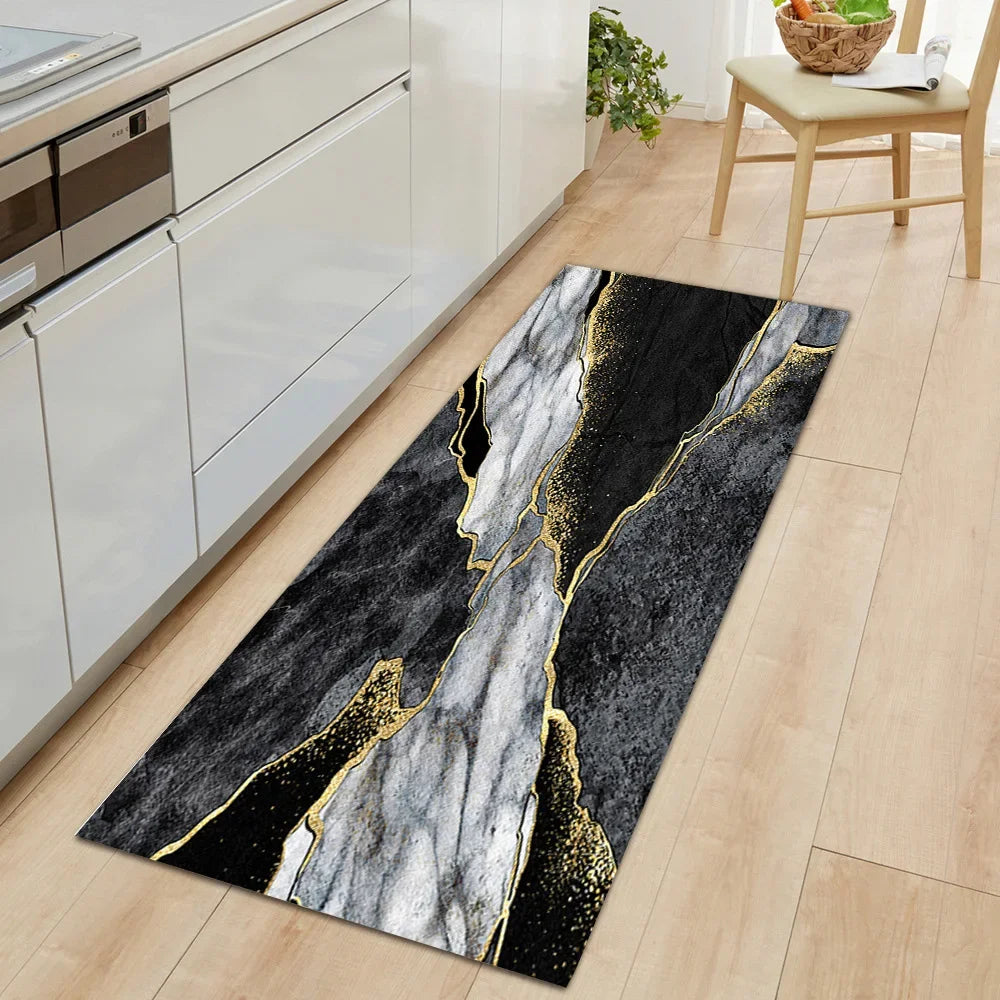 Navak Carpet Kitchen Rug Durable Home Entrance Doormat High-end Kitchen Mats for Floor Waterproof House Hold Washable Non-slip Large Carpet