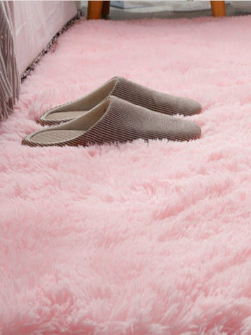 Navak Carpet Super Soft Shaggy Carpet for Living Room Bedroom Fluffy Indoor Plush Area Rug Home Furry Floor Mats Kids Nursery Girls Pink Rug