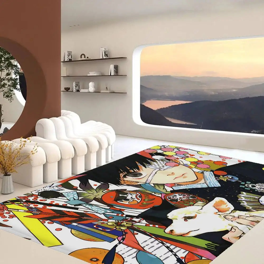 Navak Carpet Tokyo Anime Ghoul Floor Mat er Anti-slip Modern Living Room Balcony Printed Bedside Mats