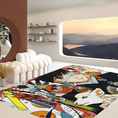 Navak Carpet Tokyo Anime Ghoul Floor Mat er Anti-slip Modern Living Room Balcony Printed Bedside Mats