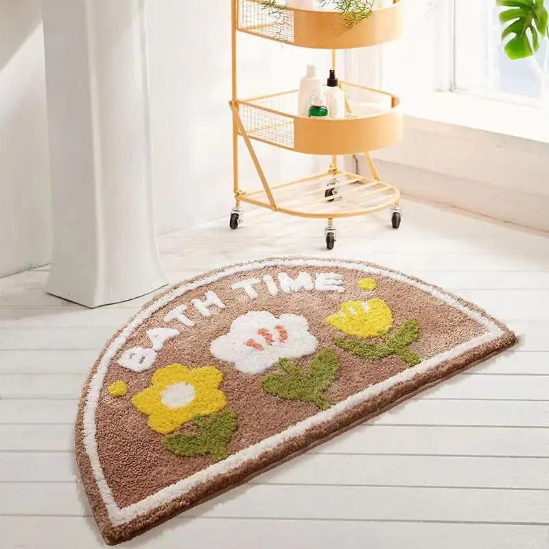 Navak Carpet Exclusive Picks Cartoon Bathroom Non-slip Floor Mats Entrance Faux Cashmere Floor Rug Bedroom Bathroom Non-slip Floor Mat Home Decoration