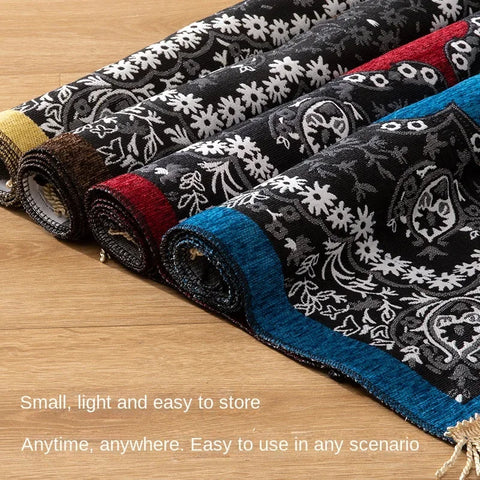 Navak Carpet Women Men Muslim Prayer Rug Worship Kneel Printed Floor Mat Protable Travel Prayer Rugs Ramadan Gift Soft Islamic Prayer Rug