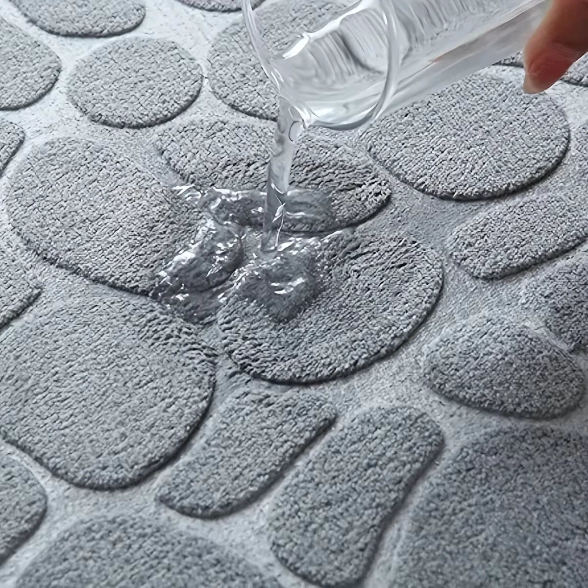 Navak Carpet 1pc Chic Cobblestone Design Kitchen Mat Soft Washable Anti-Skid Absorbent Home Decor Decor Rug