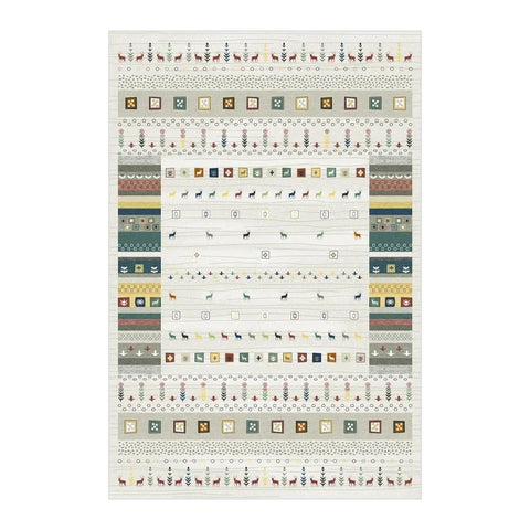 Navak Carpet Bohemian Persian-Inspired Area Rug for Living Room Bedroom Ethnic Tribal Design Soft Non-Slip Floor Mat