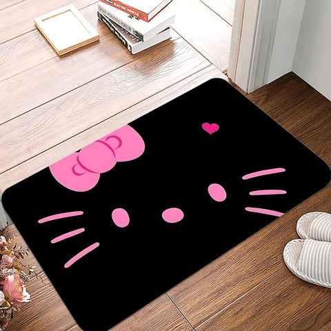 Navak Carpet Daily Picks Disney Hello Kitty Floor Mat Polyester Home Carpet Non Slip Entryway Rug Living Room Bathroom Bedroom Kitchen Doormat