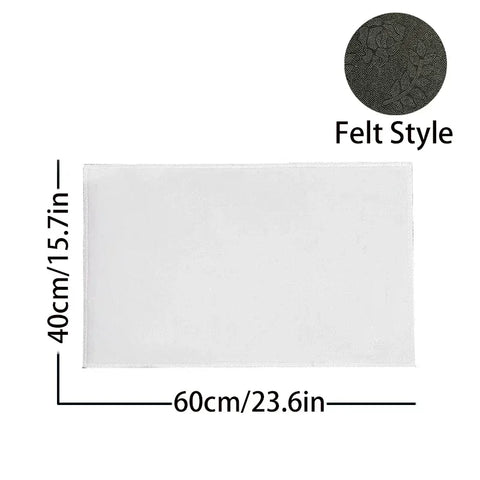 Navak Carpet 1 Piece of Evil Eye Welcome Doormat Anti Slip and Fouling Polyester Entrance Carpet Suitable for Indoor and Outdoor Felt Rug