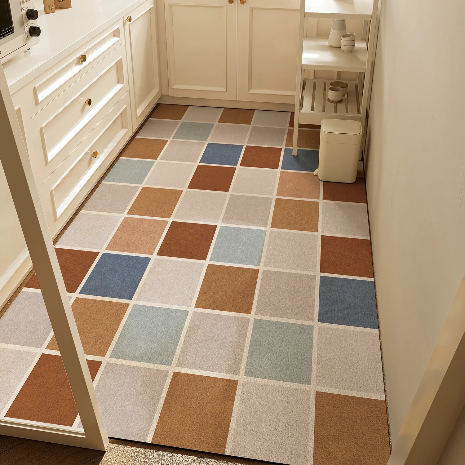 Navak Carpet Kitchen Rug Long Carpet Waterproof Pvc Floor Mat Non-slip Leather Home Decor Anti-fatigue Foot Mats Alfombra Cocina שטיח למטבח