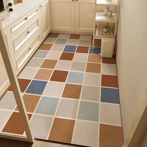 Navak Carpet Kitchen Rug Long Carpet Waterproof Pvc Floor Mat Non-slip Leather Home Decor Anti-fatigue Foot Mats Alfombra Cocina שטיח למטבח