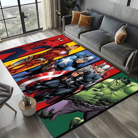 Navak Carpet Daily Picks 27 Style Cartoon Marvel SpiderMan Avengers Rug Carpet for Living Room Bedroom Home Decor Perfect Floor Mat for Any Space