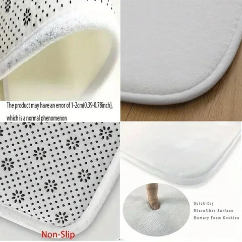 Navak Carpet Happy Campers Rug Non-slip Floor Mat Machine Washable Entrance Carpet for Hallway Bedroom Kitchen and Home Accessories Decor