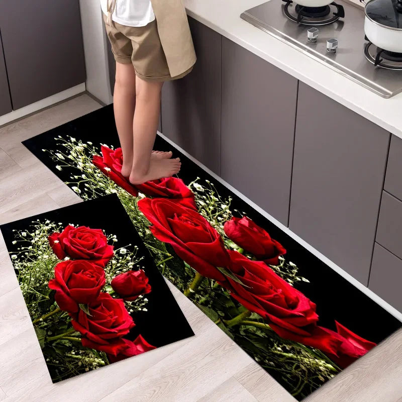 Navak Carpet Kitchen Mat Carpet for Floor Home Entrance Doormat Bedroom Living Room Decor Bedside Rug Hallway Balcony Bathroom Anti-Slip Mat