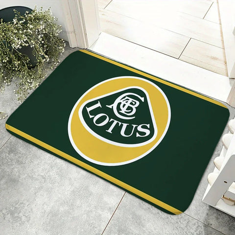 Navak Carpet 1pc Lotus Caterhams Racing Team Car Floor Mat Floor Mat Anti-Slip Kitchen Bedroom Handmade Tufted Rug Carpet Living Room