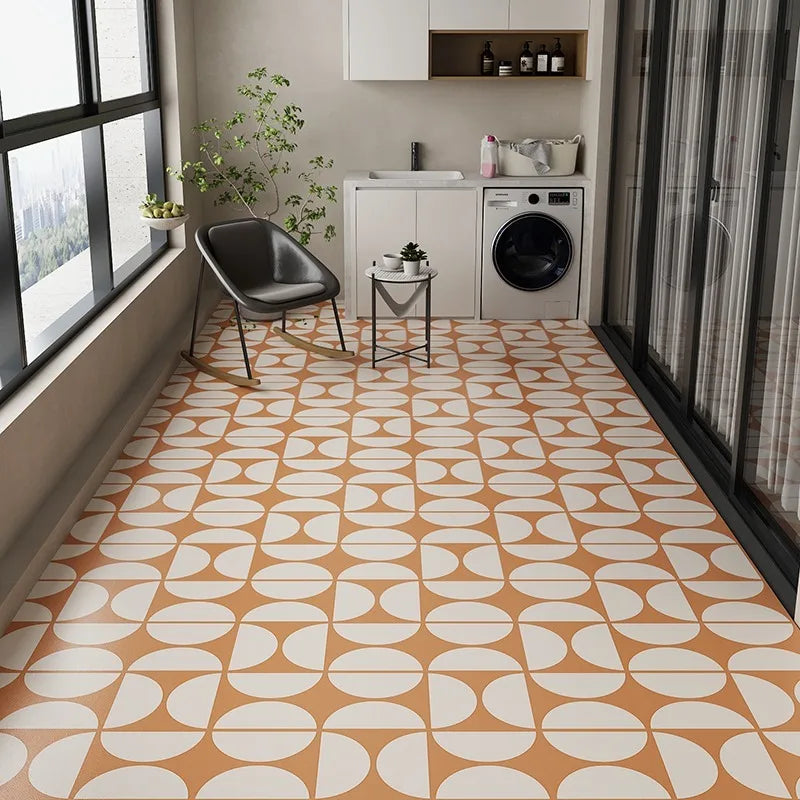 Navak Carpet PVC Leather Balcony Mat Waterproof Nonslip Kitchen Floor Mats Soft Wear-resistant Oilproof Rug Home Decor Carpet 러그 שטיח מַרבַד