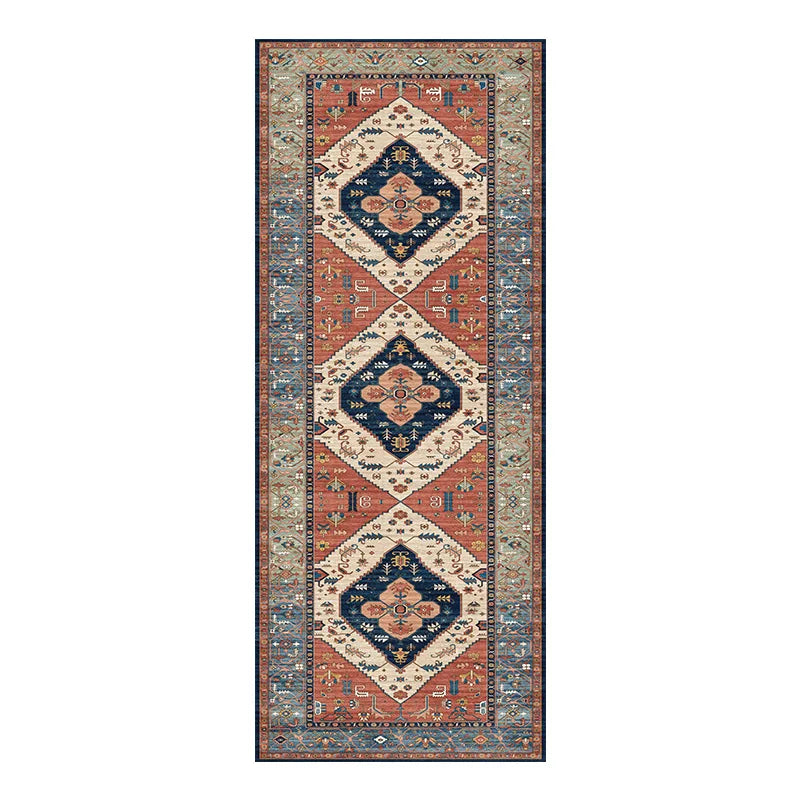 Navak Carpet Exclusive Picks Persian Style Cashmere Wash Back Rug Foldable Machine Washable Bedroom Rug Bedside Rug Hallway Aisle Rug Home Decor