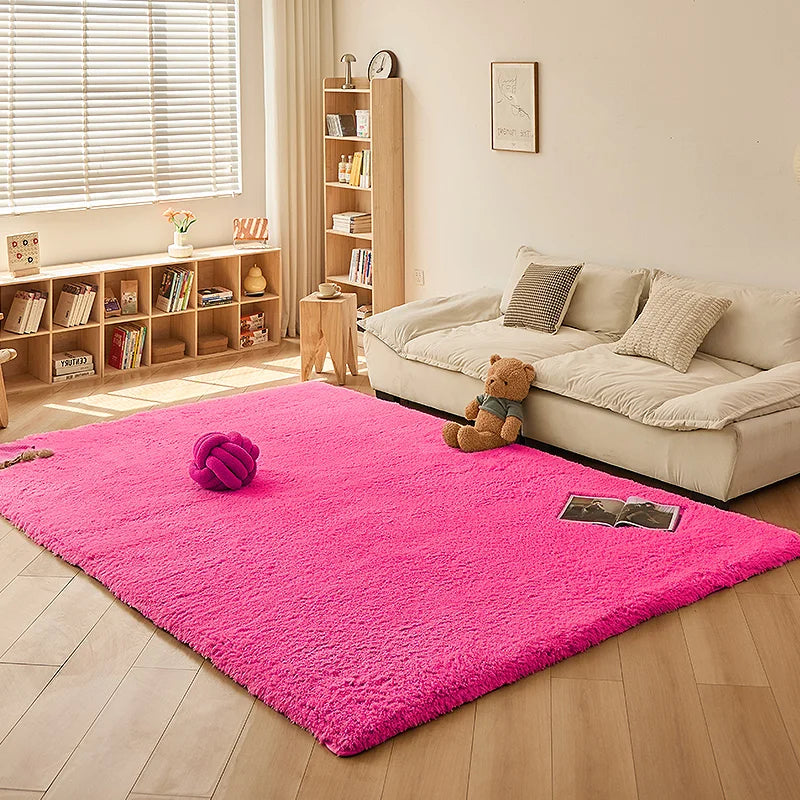 Navak Carpet Soft Lamb Wool Carpet For Children's Bedroom Foot Rugs Fluffy Plush Game Crawling Mat Balcony Cushion Home Decoration Pet Mats