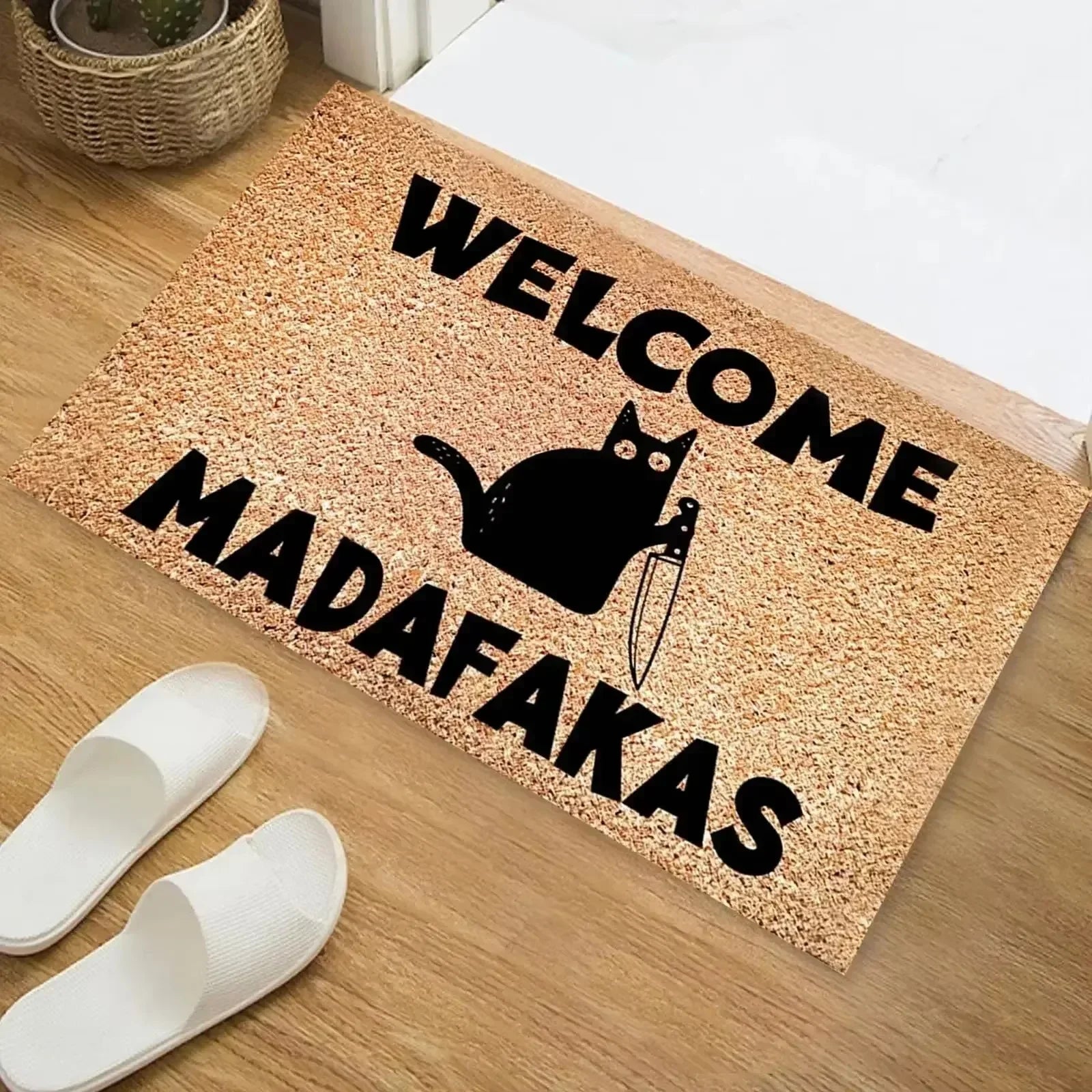 Navak Carpet Cartoon Animals Welcome Home Door mat Living Room Bedroom Kitchen Laundry Washable Dirty Resistant Lightweight Carpet