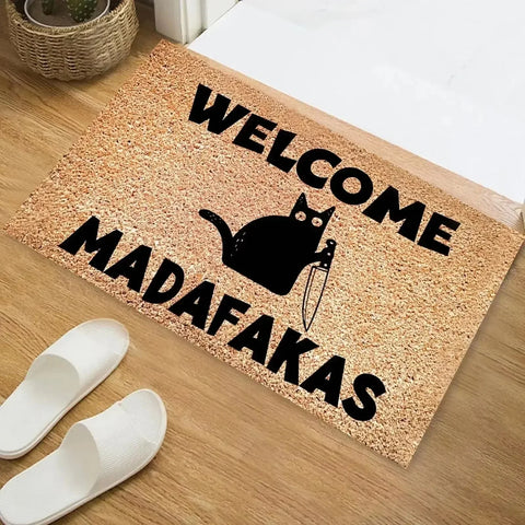 Navak Carpet Cartoon Animals Welcome Home Door mat Living Room Bedroom Kitchen Laundry Washable Dirty Resistant Lightweight Carpet