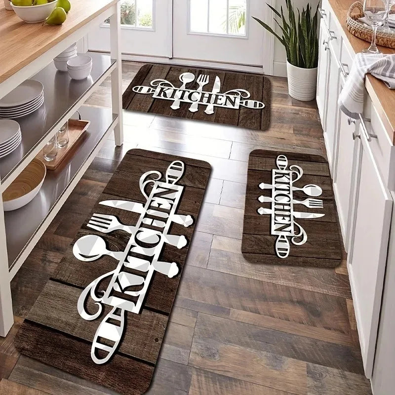 Navak Carpet 1PC Charactors pattern Kitchen Rugs Non-Slip Home Door Mats Pop design Bathroom Rugs Bath Mat Carpet for Home Sink Laundry Decor