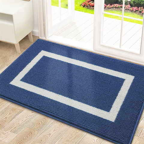Navak Carpet Olanly Door Mat Dirt Resistant Entrance Foot Mat Outdoor Soft Kitchen Rug Non-Slip Floor Carpet Absorbent House Welcome Doormat