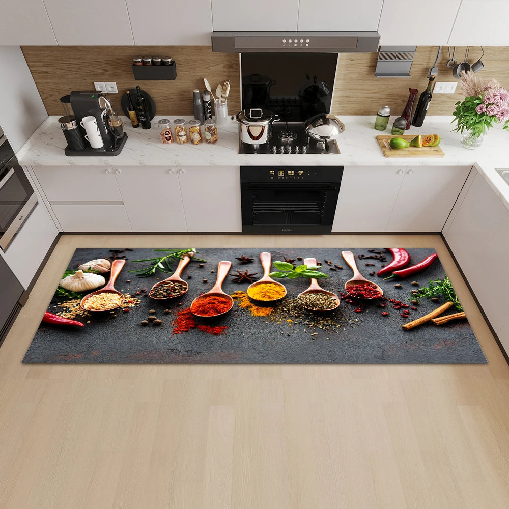 Navak Carpet Kitchen Rug Durable Home Entrance Doormat High-end Kitchen Mats for Floor Waterproof House Hold Washable Non-slip Large Carpet