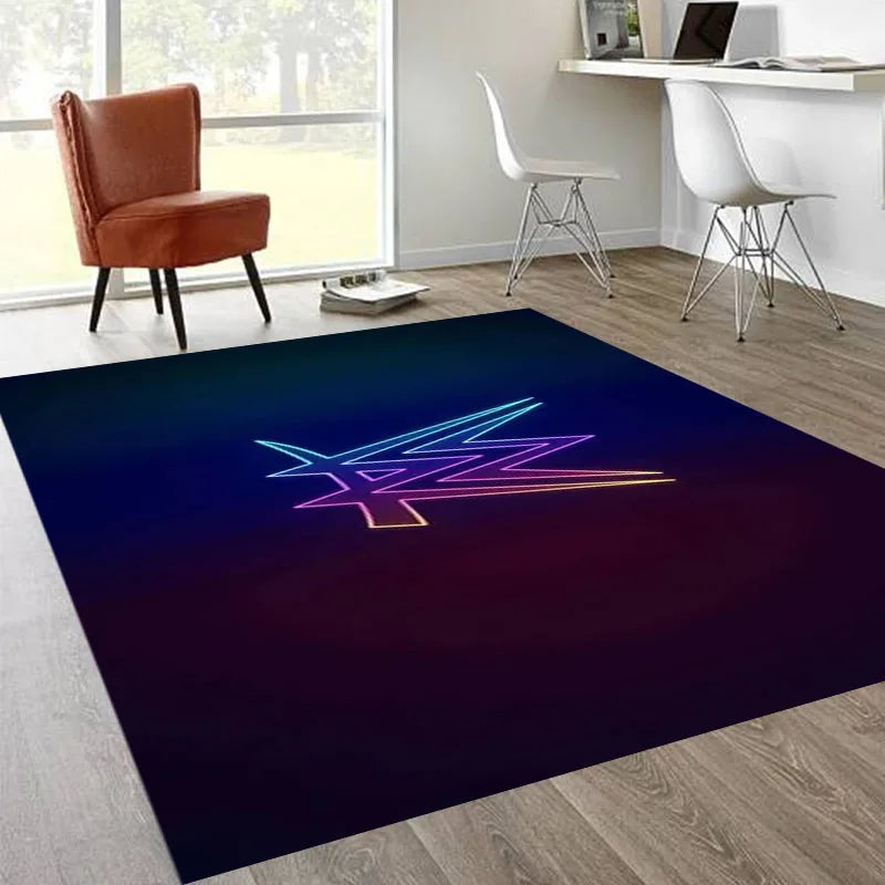 Navak Carpet Wrestling Sports W-Wwe Printed Carpet Non -slip Carpet Bedroom Decor Carpet for Living Room Carpet Home Decor