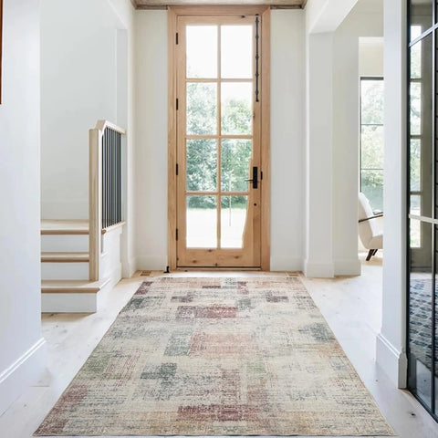 Navak Carpet ,Vintage Boho Rug,Ultra-Soft Low Pile, Washable, Non Slip,Stain Resistant Printed Carpet for Living Room Bedrooms P