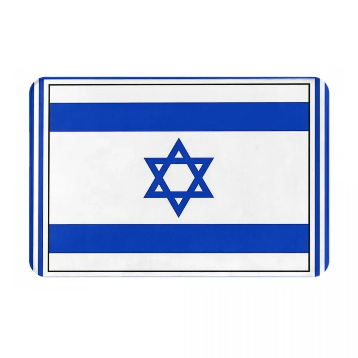 Navak Carpet Israel Flag Anti-slip Doormat Floor Mat Sand Scraping Carpet Rug for Kitchen Entrance Home Bathroom Living room Footpad Mats