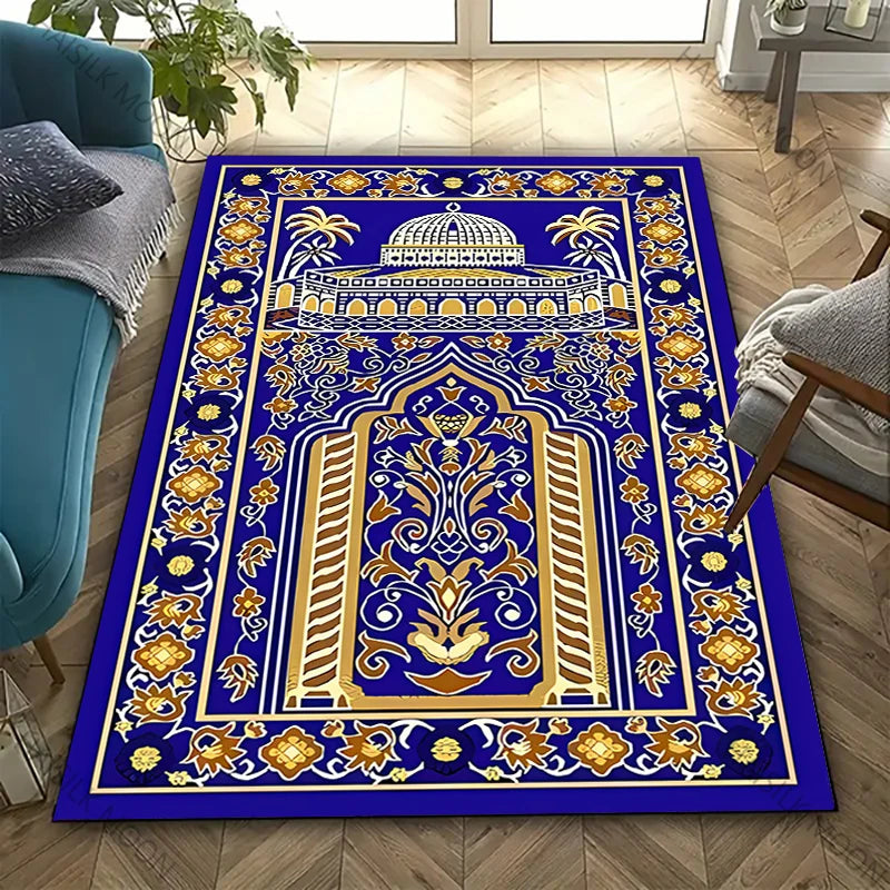 Navak Carpet Muslim Prayer Non-slip Carpet Room Mat Living Room Bedroom Sofa Large Area Mat Daily Prayer Soft Carpet Ramadan Gift for Friend