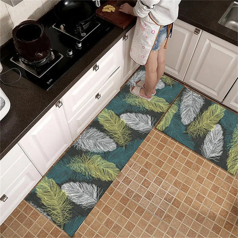 Navak Carpet Kitchen Rug Durable Home Entrance Doormat High-end Kitchen Mats for Floor Waterproof House Hold Washable Non-slip Large Carpet