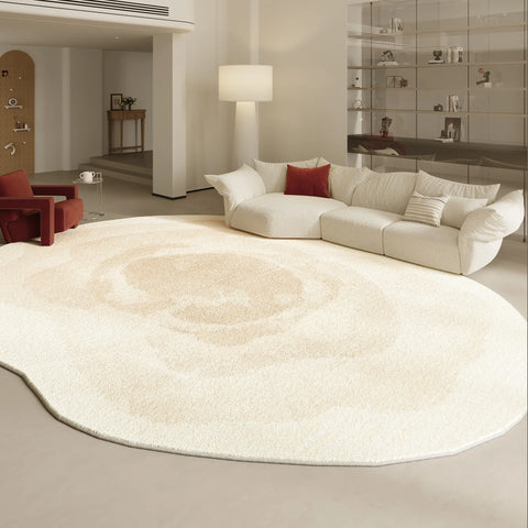 Navak Carpet Irregular Shapes Living Room Decoration Carpet Modern Style Rugs for Bedroom Home Thicken Plush Rug Fluffy Soft Lounge Floor Mat