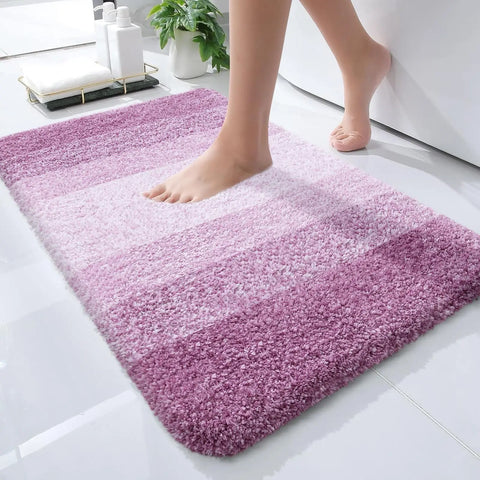 Navak Carpet Kitinjoy Bathroom Rug Mat extra Soft Absorbent Microfiber Bath Mat Non-Slip Plush Shaggy Machine Wash Carpet Bathroom Floor Rugs