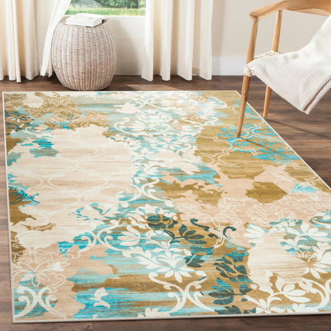 Navak Carpet Area Rugs for Living Room Elegant Floral Traditional Faux Wool Area Rug