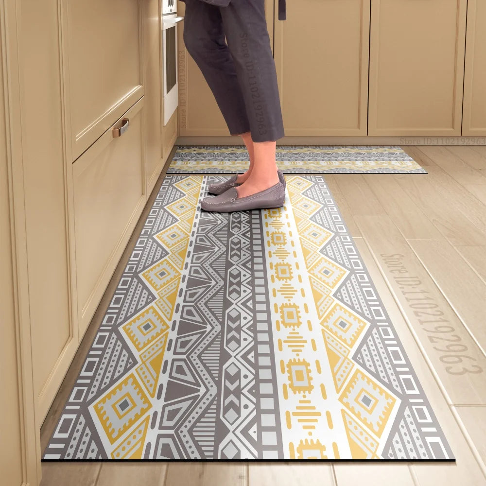 Navak Carpet Non-slip Kitchen Mat Long Rugs Crystal Velvet Carpet for Living Room Absorbent Foot Mats Bedroom Doormat Alfombra Small Rugs