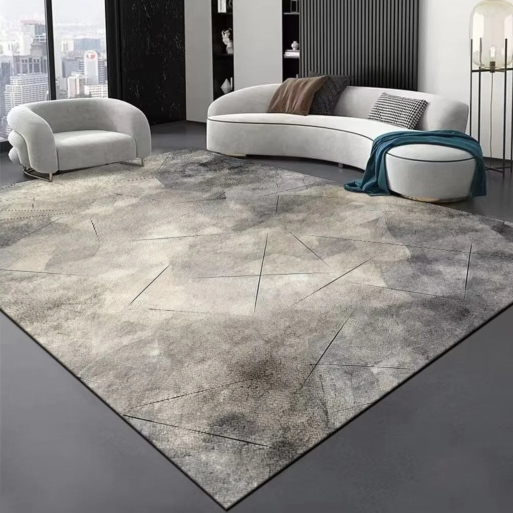 Navak Carpet Luxury Abstract Carpet for Living Room Coffee Tables Home Sofa Area Non-slip Resistant Dirt Rugs  Decor Bedroom Floor Mat