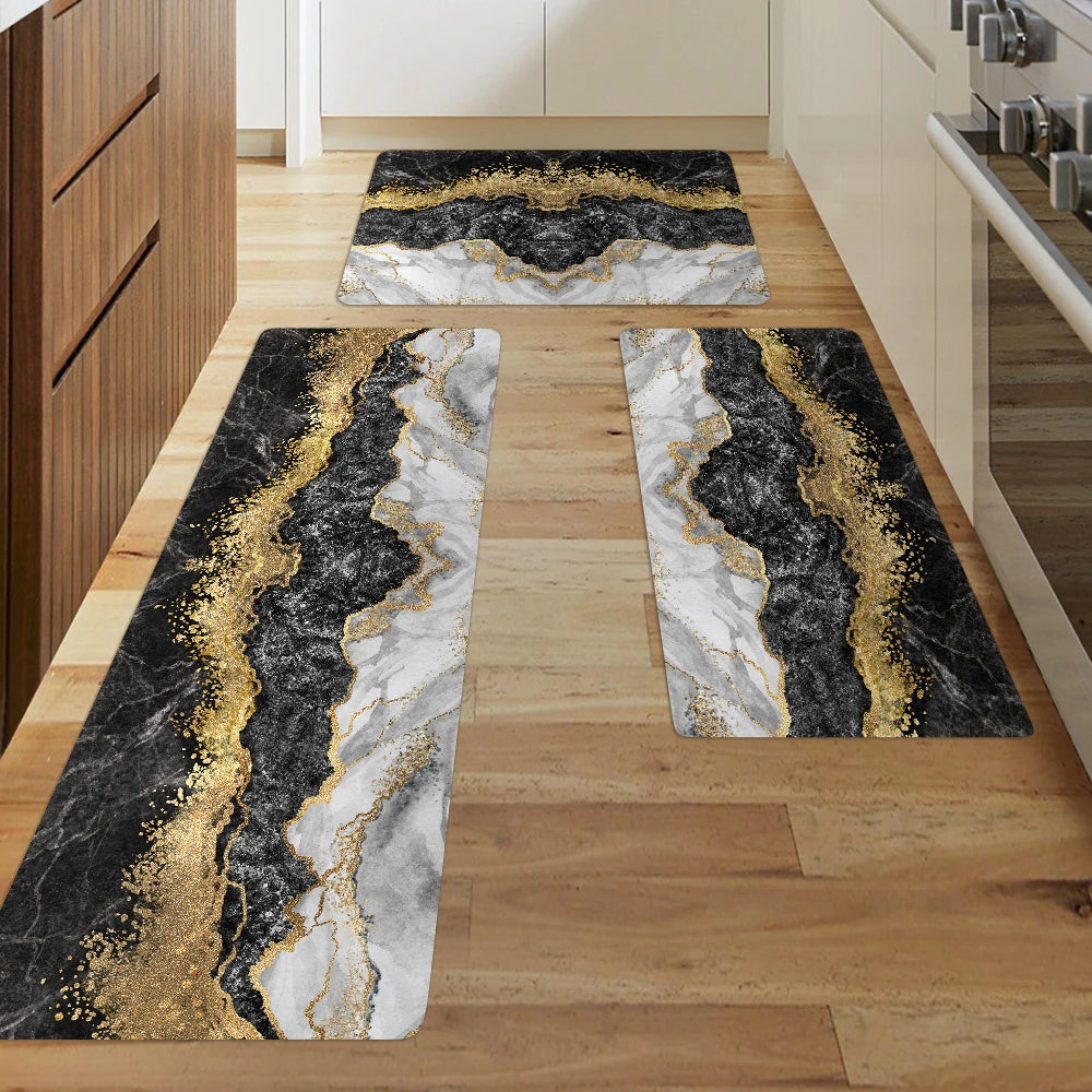 Navak Carpet Kitchen Rug Durable Home Entrance Doormat High-end Kitchen Mats for Floor Waterproof House Hold Washable Non-slip Large Carpet