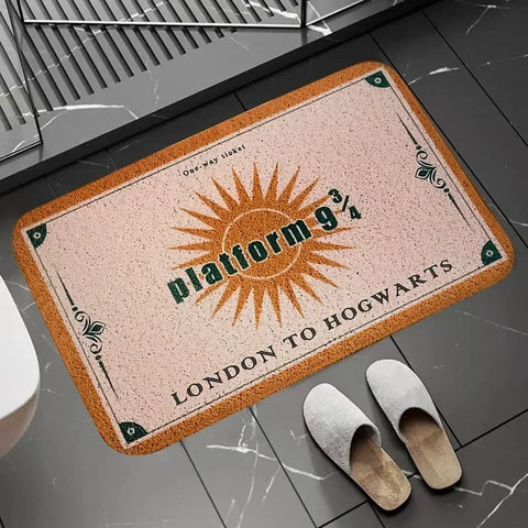 Navak Carpet Nine and Three-Quarters Mat Welcome Non-Slip Entrance Carpet or Living Room Home Decoration Bath Mats Floor Washable Entry Rugs