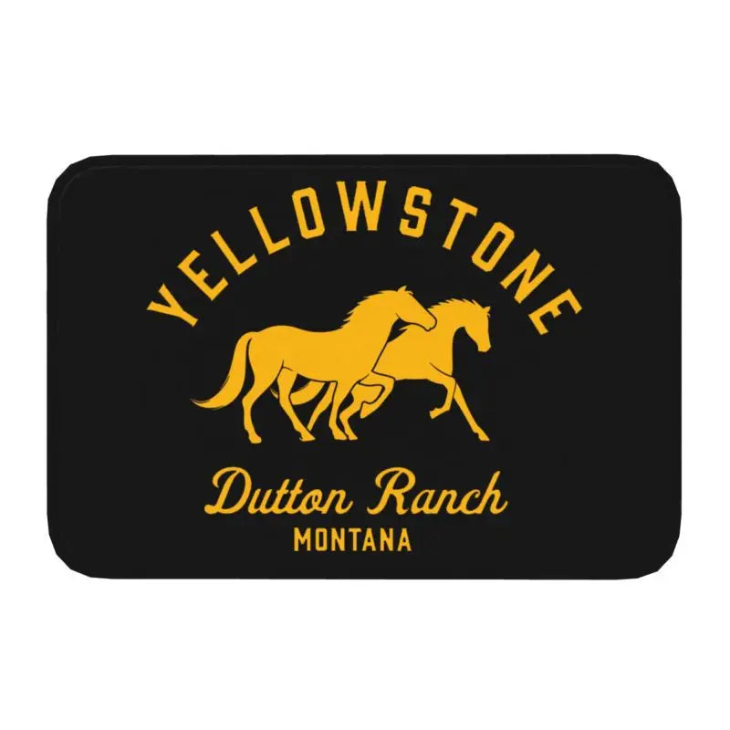 Navak Carpet Yellowstone Front Door Mat Anti-Slip Indoor Quick Dry Dutton Ranch Doormat Kitchen Balcony Entrance Rug Carpet