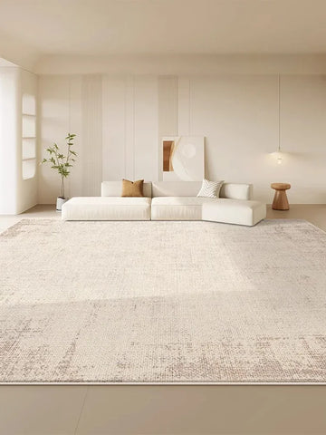 Navak Carpet Modern Beige Living Room Carpet Cream Abstract Decorative Rug Luxury Large Size Cloakroom Carpet Non-Slip Easy Care Bedroom Rugs