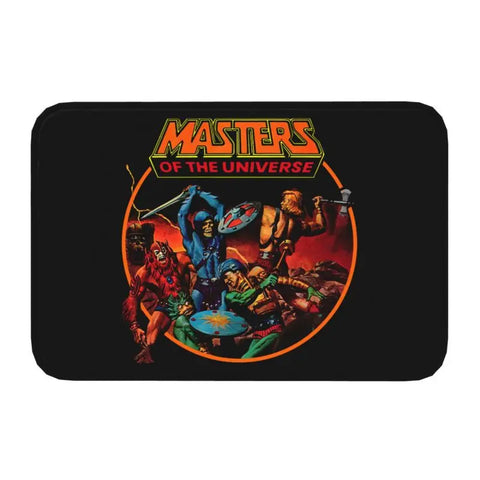 Navak Carpet Trap Door Masters of The Universe Doormat Anti-Slip Bath Kitchen Mat He Man Welcome Garage Door Floor Entrance Carpet Rug