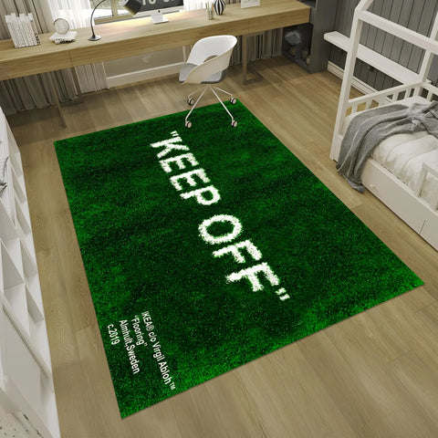 Navak Carpet Keep Off Rug Green Rug Grass Pattern Rug Modern Rug Runner Rug Home Decor Area Rug Aesthetic Rug Rugs for Living Room