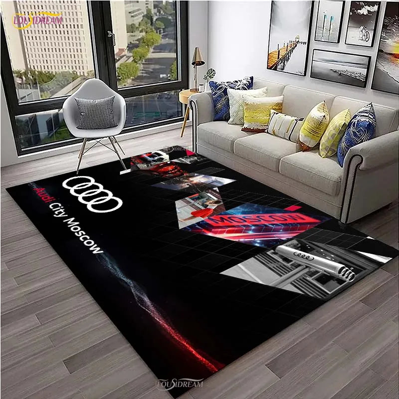 Navak Carpet Racing Car Carpet for Living Room Bedroom Rug Kitchen Door Kids Un-slip Floor Mats Birthday gift photography props Alfombra Rug